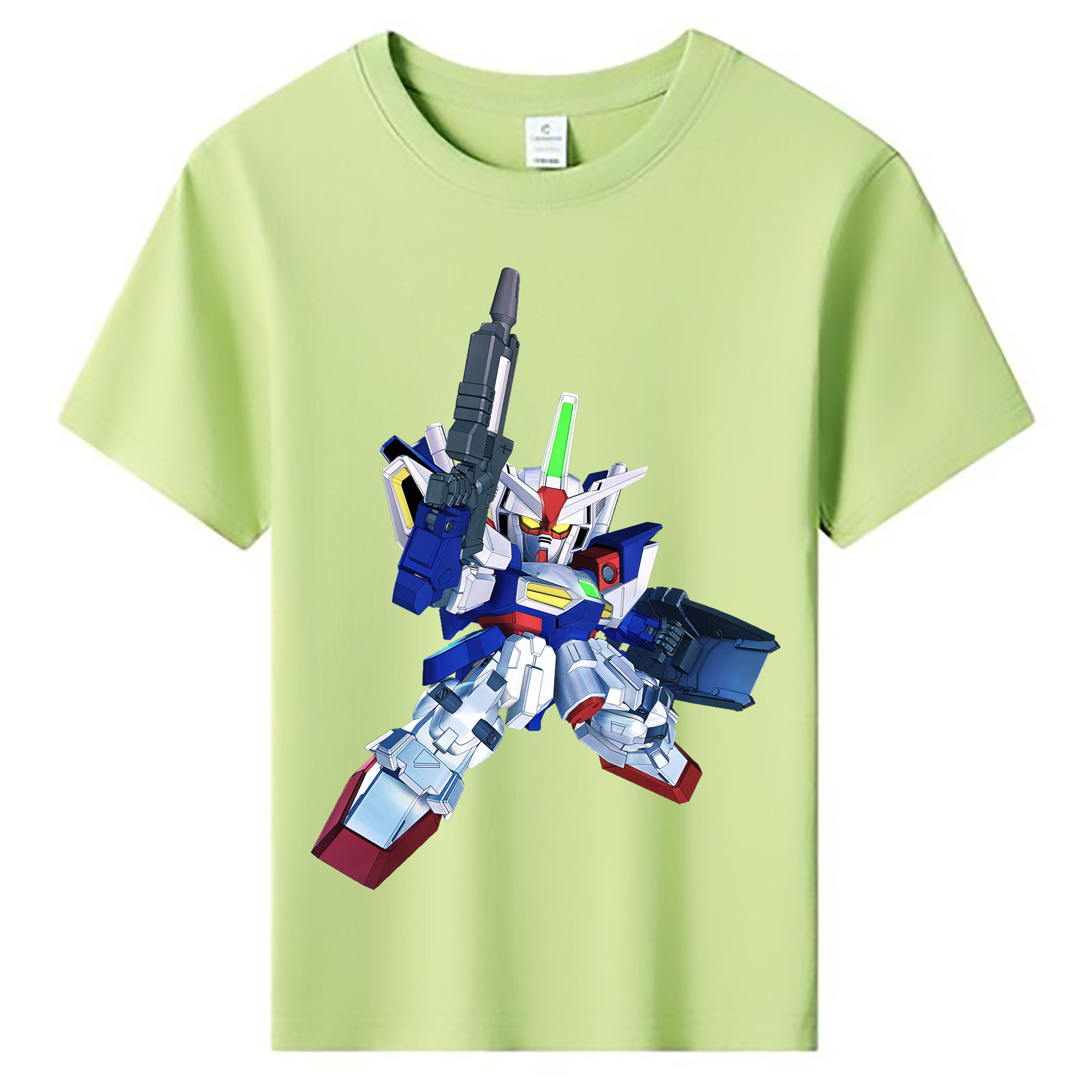 （画像用） 機動戦士ガンダム Mobile Suit Gundam 綿100％キッズTシャツ（フロントプリント）